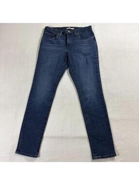 Levis 311 Shaping Skinny Jeans Size 30 Fits Like 30x28 Dark Wash Stretch Womens